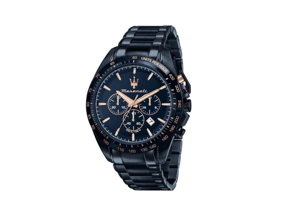 Reloj de Cuarzo Maserati Traguardo, PVD, Azul, 45 mm, R8873612054