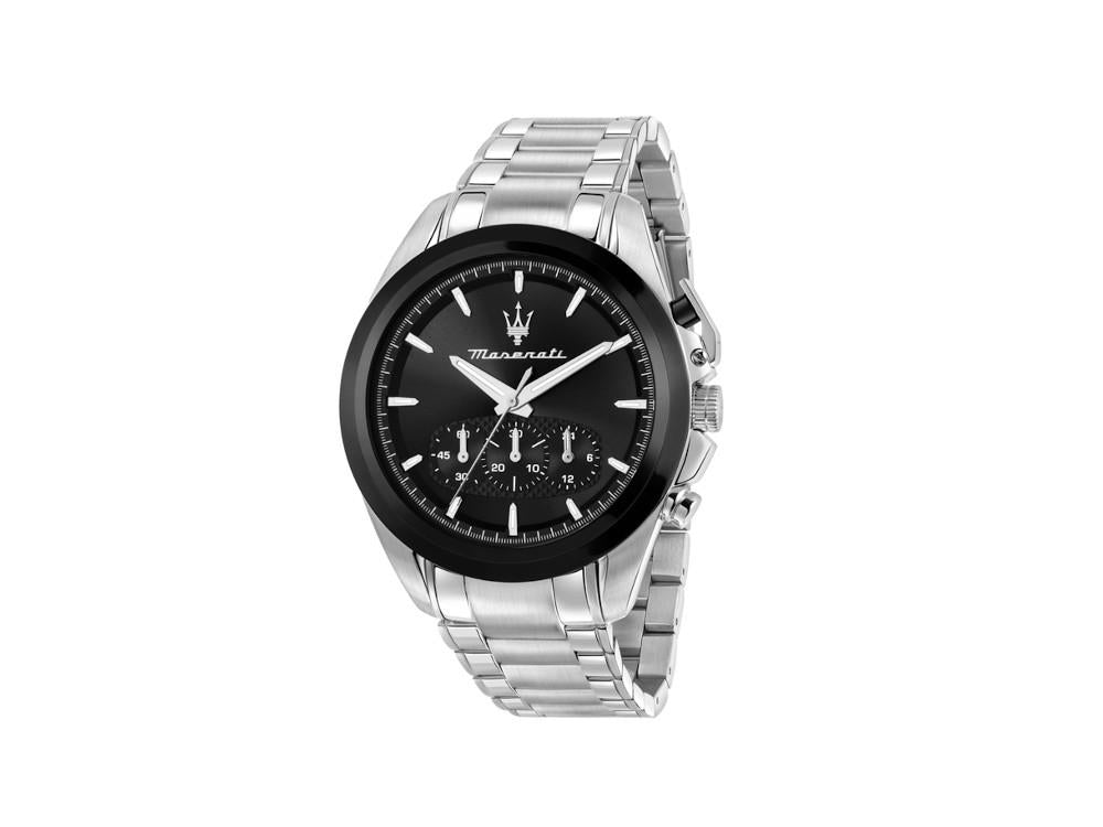 Reloj de Cuarzo Maserati Traguardo, Negro, 43 mm, R8873612066