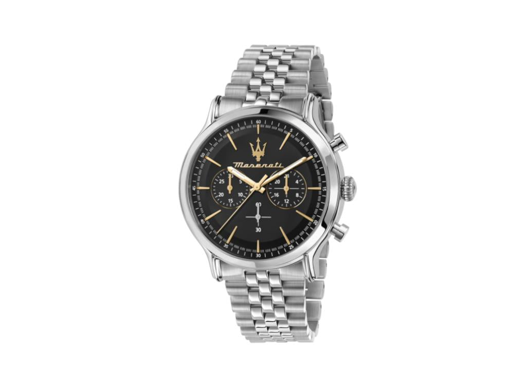 Reloj de Cuarzo Maserati Epoca, Negro, 42 mm, Cristal mineral, R8873618017