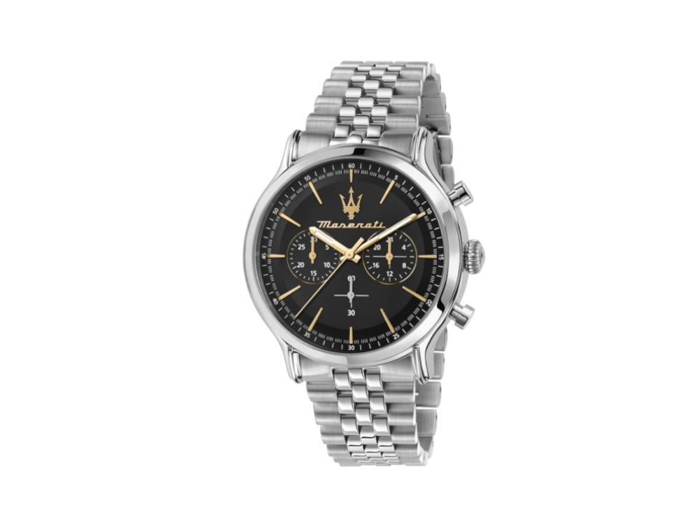 Reloj de Cuarzo Maserati Epoca, Negro, 42 mm, Cristal mineral, R8873618017