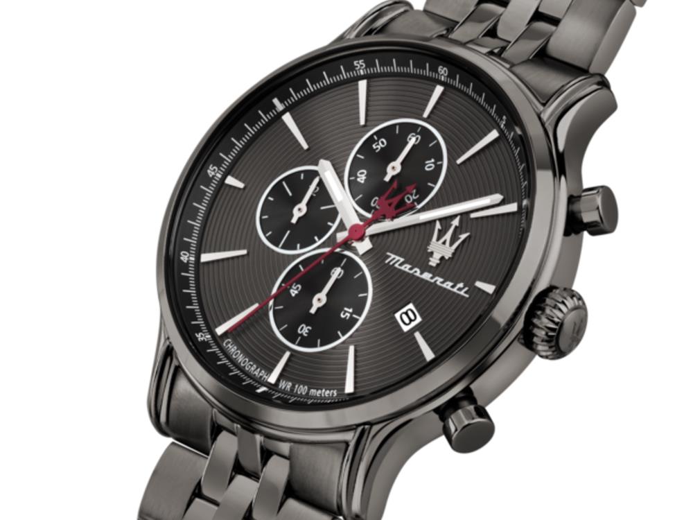 Reloj de Cuarzo Maserati Epoca Slim, Negro, 40 mm, Cristal mineral, R8873618036