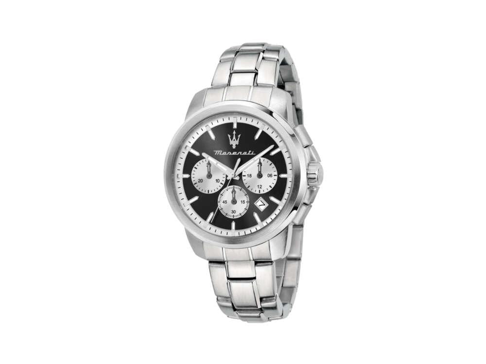 Reloj de Cuarzo Maserati Successo, Negro, 42 mm, Cristal mineral R8873621052