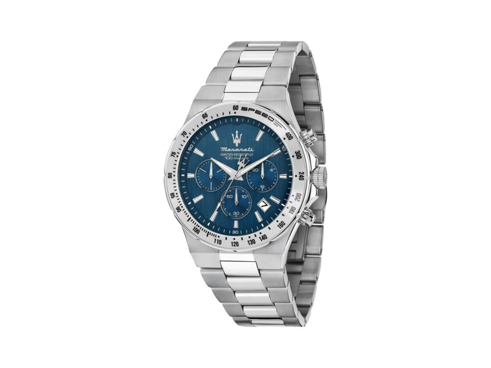 Reloj de Cuarzo Maserati Sfida, Azul, 41 mm, Cristal mineral, R8873640029