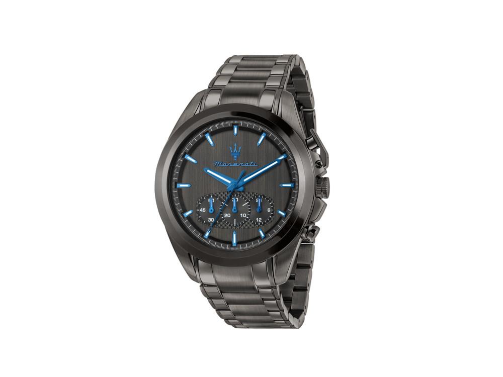 Reloj de Cuarzo Maserati Traguardo Dark Edition, Negro, 43 mm, R8873654001