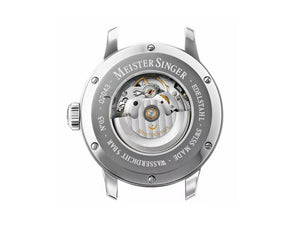 Reloj Automático Meistersinger N3, SW 200, 43 mm, Blanco, 38Horas, AM901G-SG02
