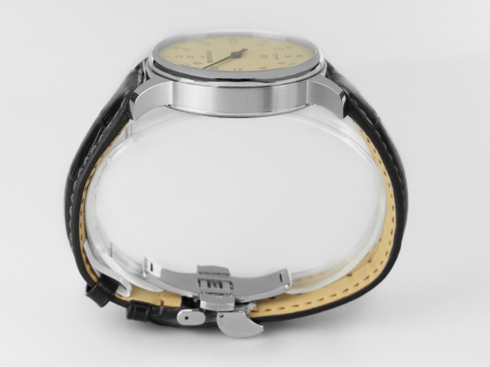 Reloj Automático Meistersinger Bell Hora, SW 200, Beige, 43 mm, BHO913-SG02