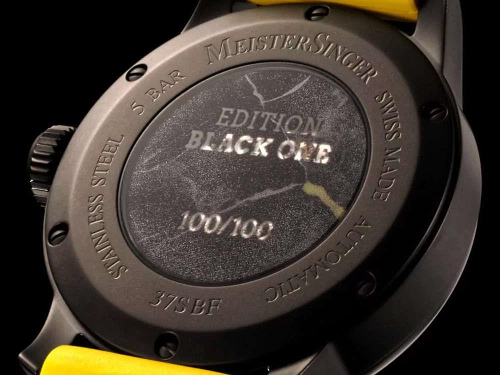 Reloj Automático Meistersinger Edition Black One, Ed Limitada, ED-PR-BLACK ONE