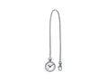 Reloj de Bolsillo de Cuarzo Mondaine SBB Evo, Blanco, 43 mm, A660.30316.11SBB