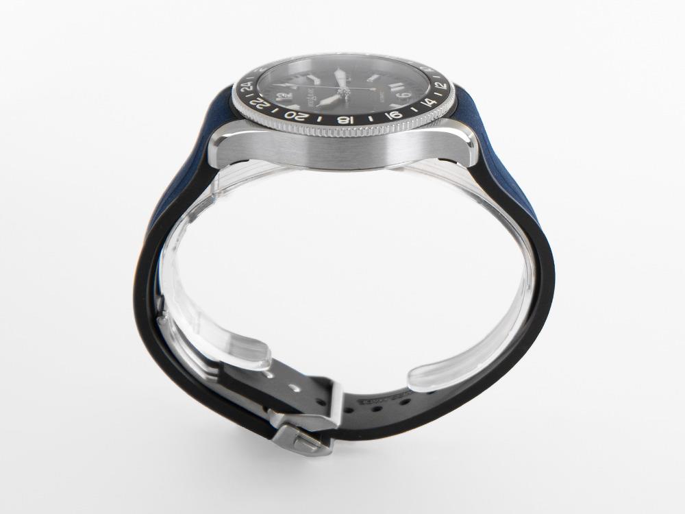 Reloj Automático Montblanc 1858 GMT, Acero Inoxidable, Azul, 42 mm, 129617