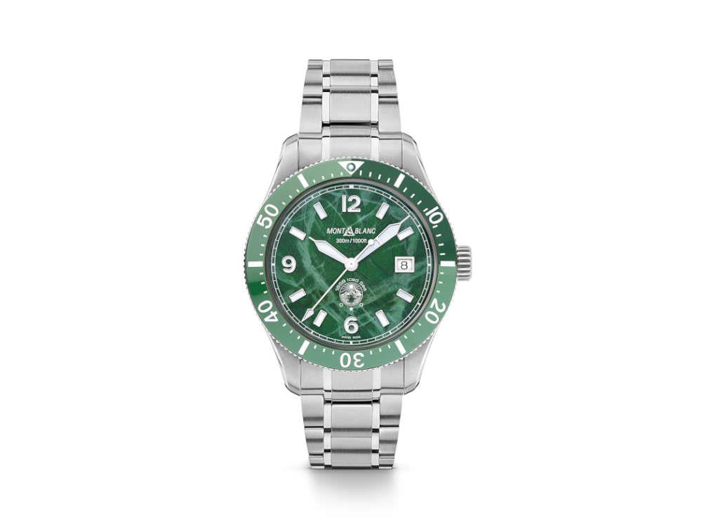 Reloj Automático Montblanc 1858 Iced Sea, Cerámica, Verde, 41 mm, 129373
