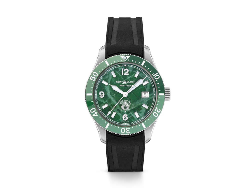 Reloj Automático Montblanc 1858 Iced Sea, Cerámica, Verde, 41 mm, 129765