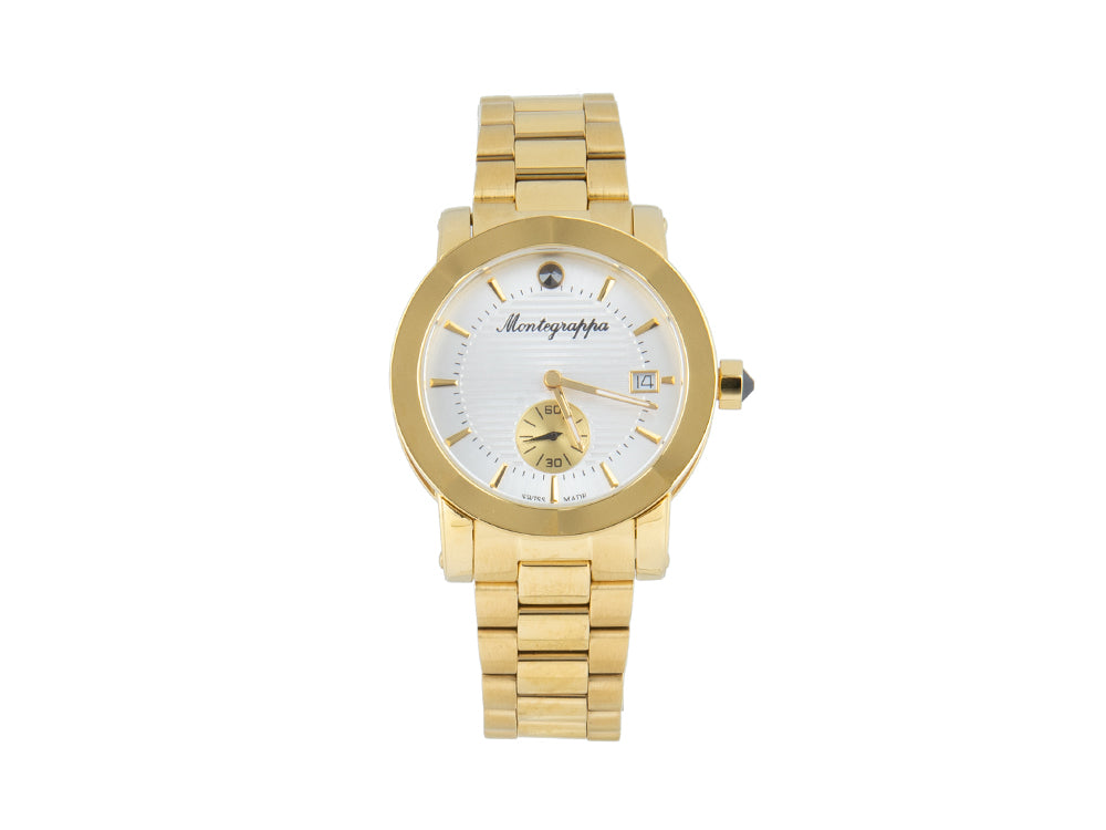 Reloj de cuarzo Montegrappa Nero Uno Ladies, PVD Oro, 36mm. 5 atm. IDLNWA14-Y