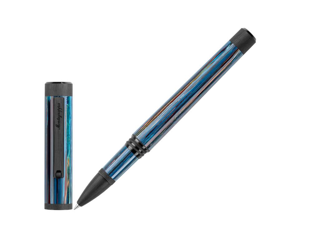 Roller Montegrappa Zero Zodiac Libra, Resina Montegrappite, PVD, ISZEZRIC-B8