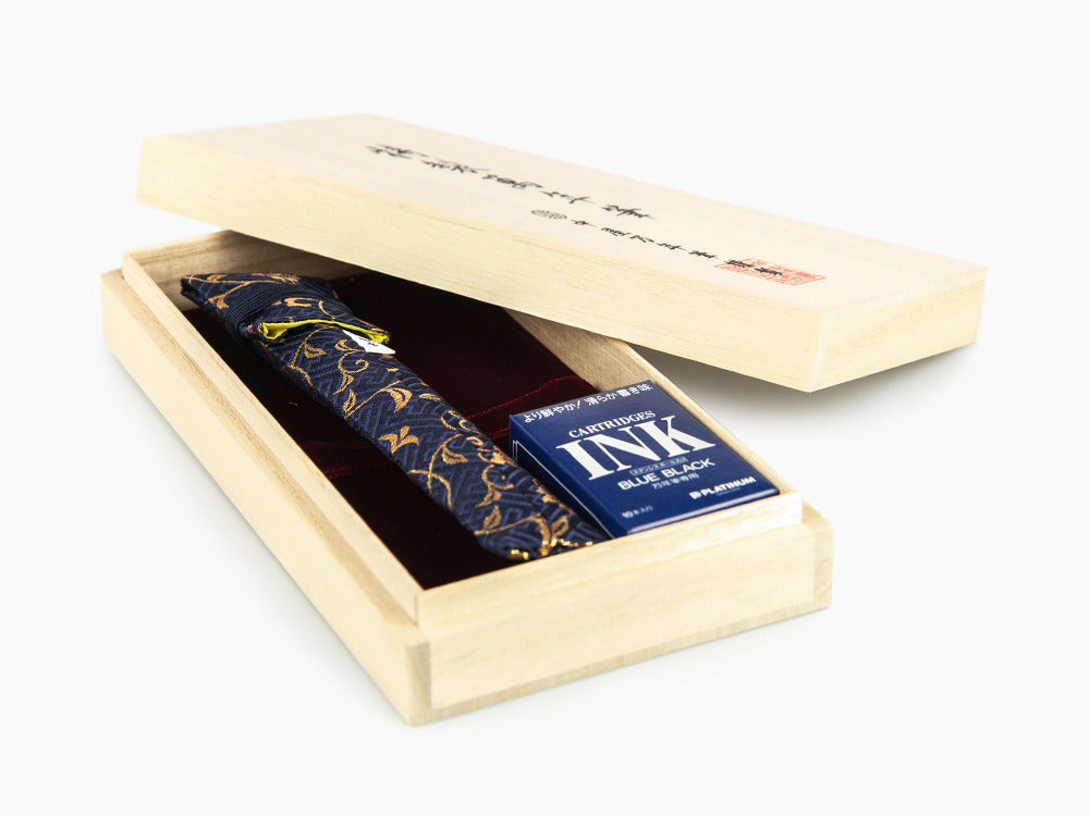 Pluma Estilográfica Nakaya Cigar Kuro-Roiro Piccolo, Negro, Laca Urushi