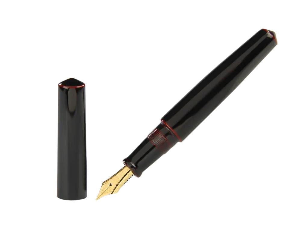 Pluma Estilográfica Nakaya Cigar Piccolo, Kuro-Tamenuri, Ebonita