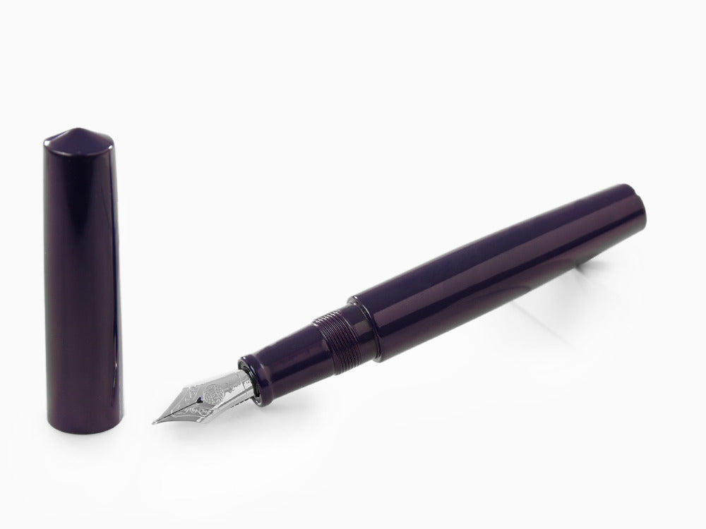 Pluma Estilográfica Nakaya Cigar 160mm., Shobu, Ebonita, Rodio