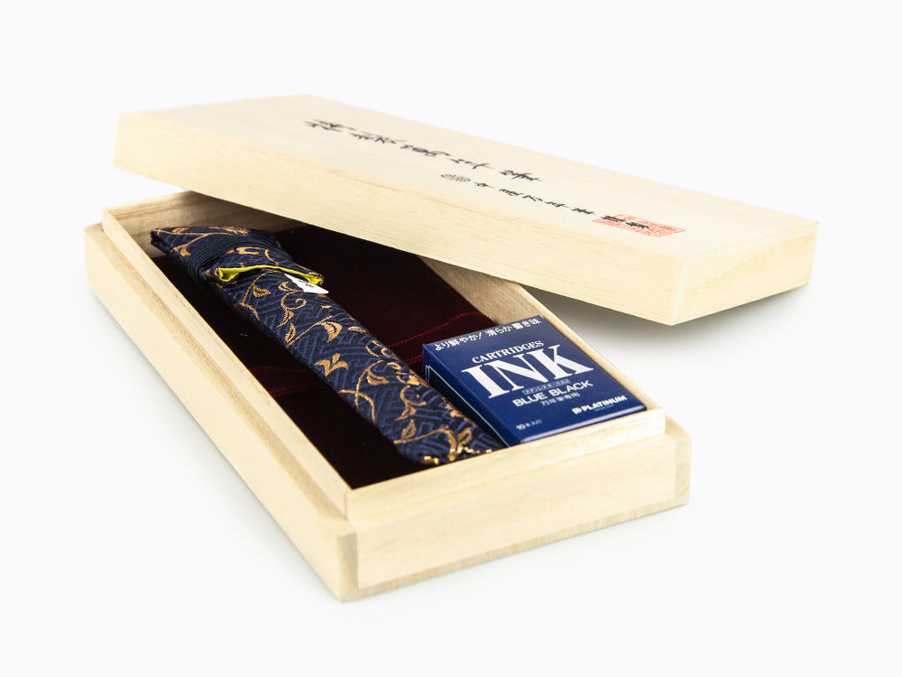 Estilográfica Nakaya Cigar Long Toki Tamenuri, Ebonita y laca Urushi