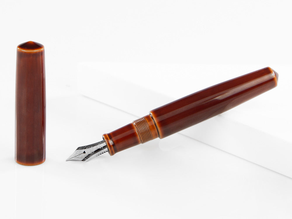 Pluma Estilográfica Nakaya Cigar Piccolo, Toki-Tamenuri, Rodio