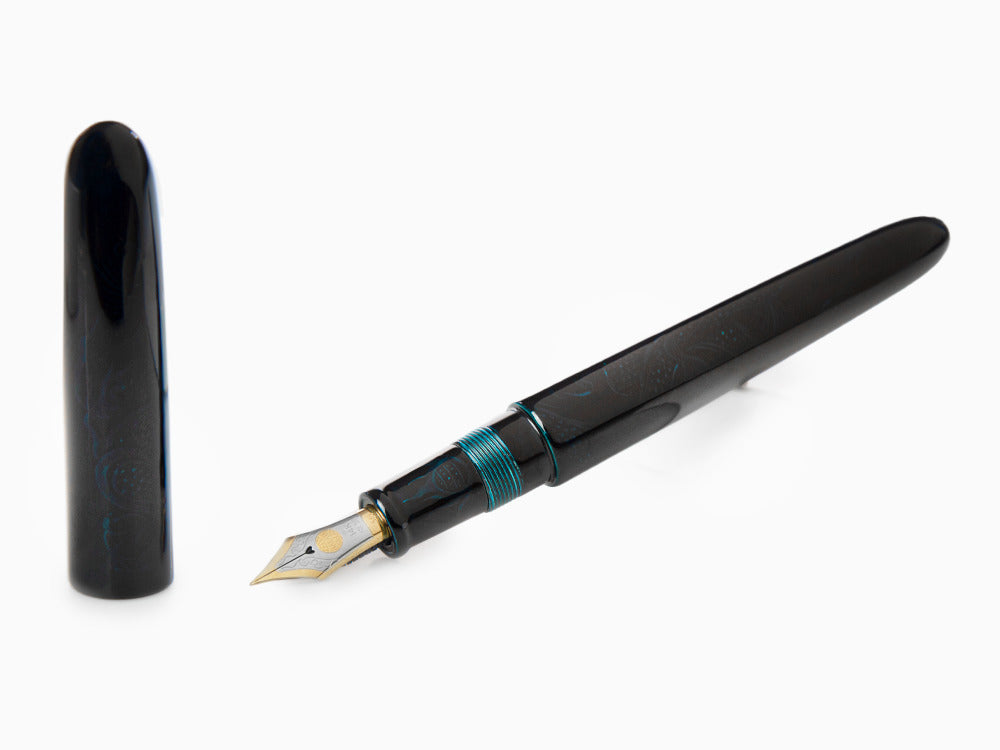 Estilográfica Nakaya Cigar Ascending Dragon I-Tamesukashi, Bicolor