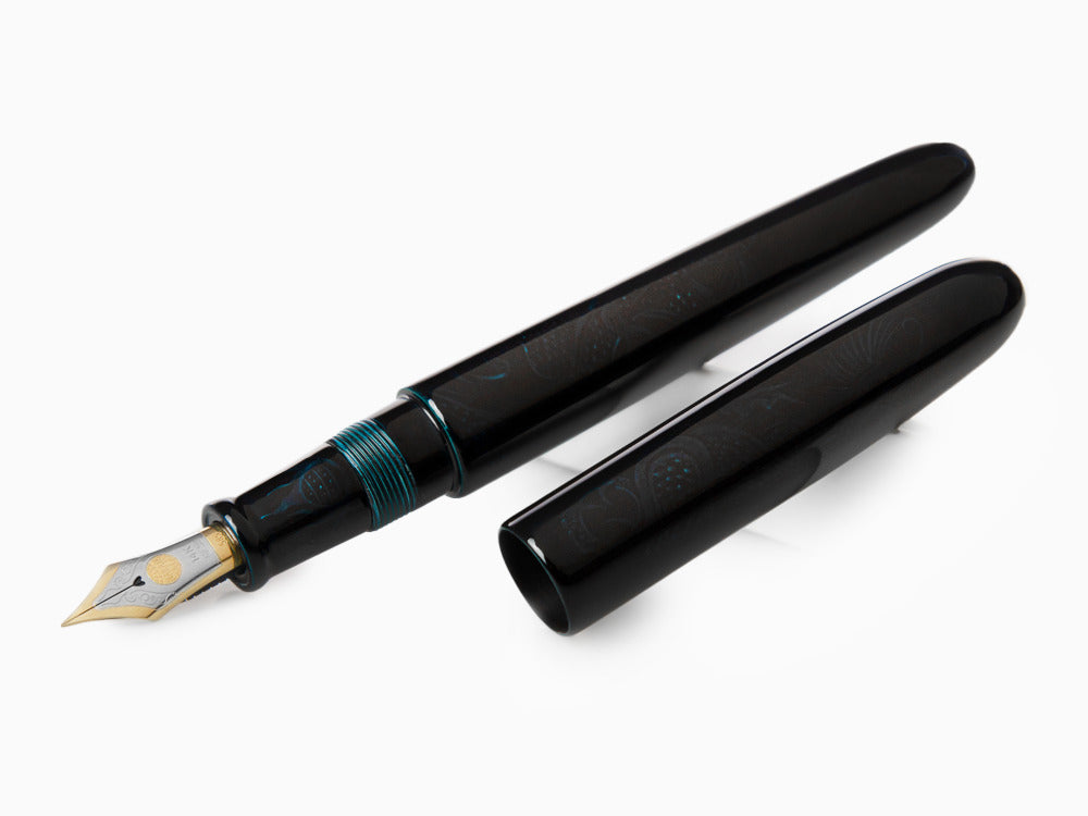 Estilográfica Nakaya Cigar Ascending Dragon I-Tamesukashi, Bicolor