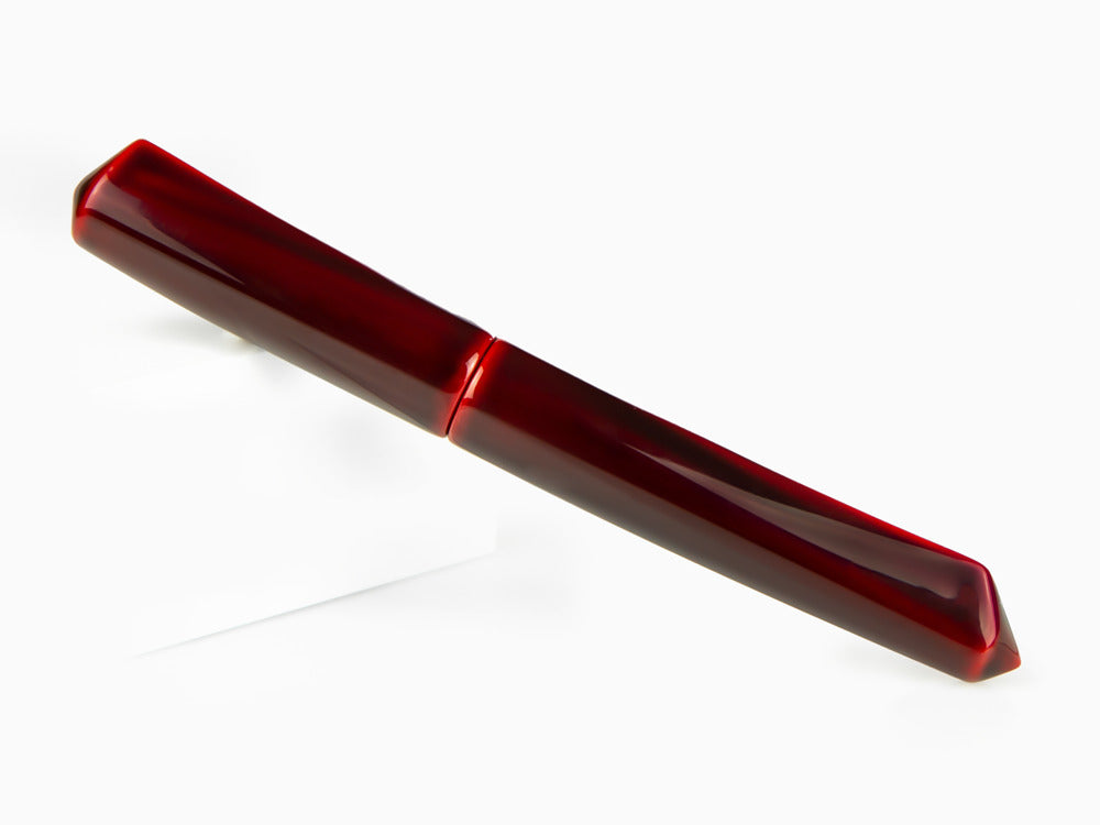 Estilográfica Nakaya Dorsal Fin Ver.2 Aka-Tamenuri, Ebonita, Laca Urushi