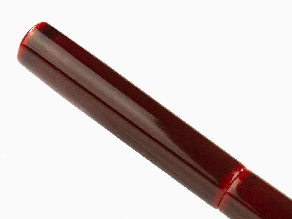 Pluma Estilográfica Nakaya Desk, Aka-Tamenuri, Ebonita y laca Urushi