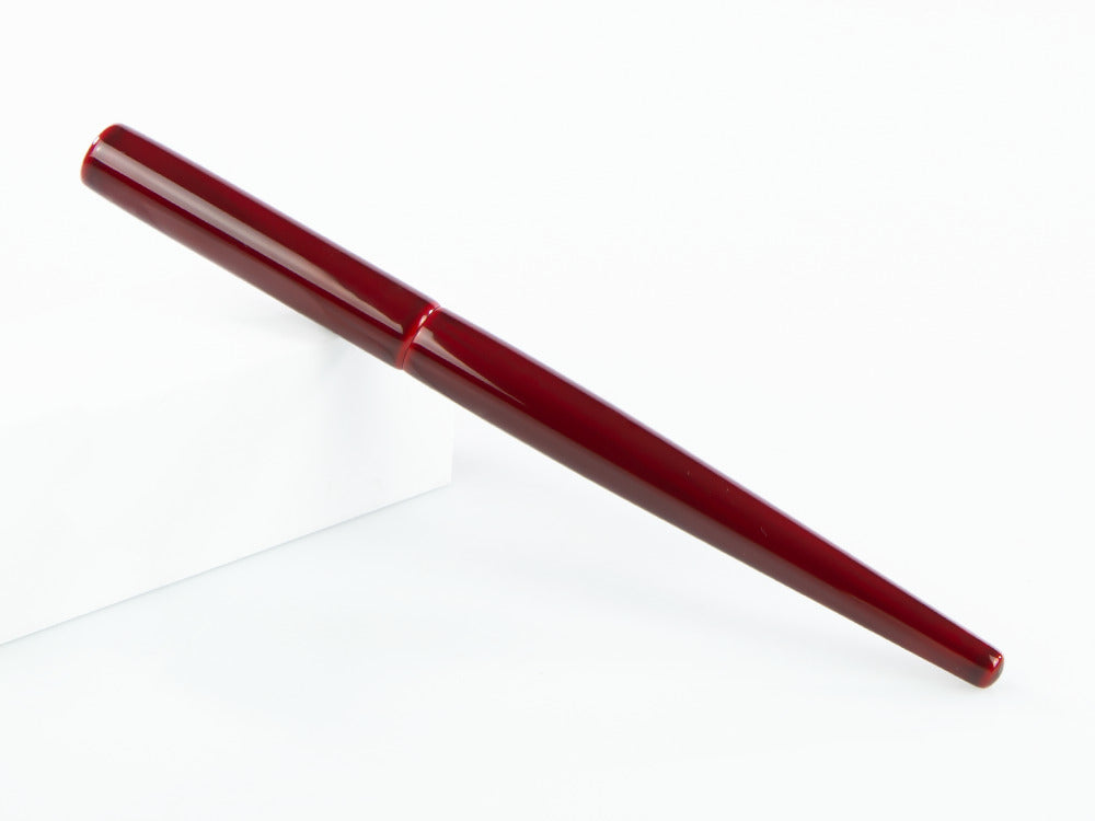 Pluma Estilográfica Nakaya Desk, Aka-Tamenuri, Oro 14K bicolor