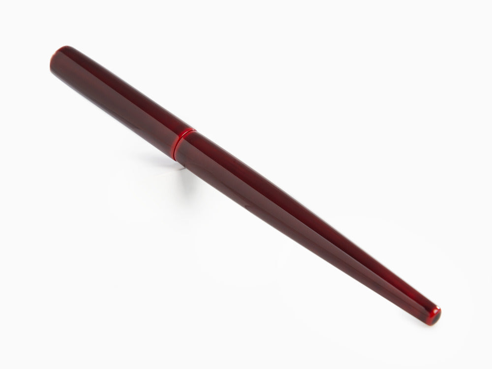 Pluma Estilográfica Nakaya Desk, Aka-Tamenuri, Oro Rosa 14k