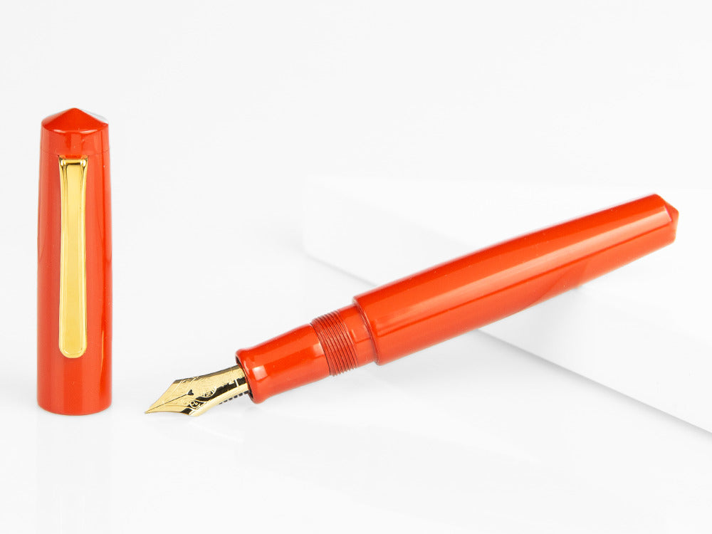 Pluma Estilográfica Nakaya Writer Arai Shu, Ebonita y Urushi