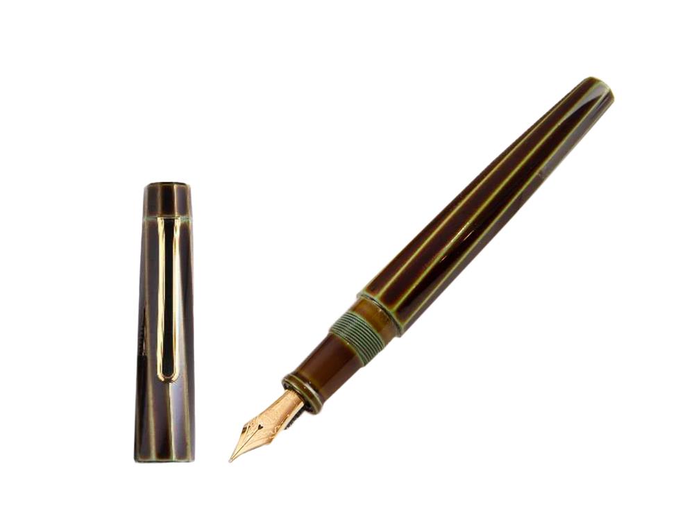 Pluma Estilográfica Nakaya Writer Heki-Tamenuri Portable Decapod Twist