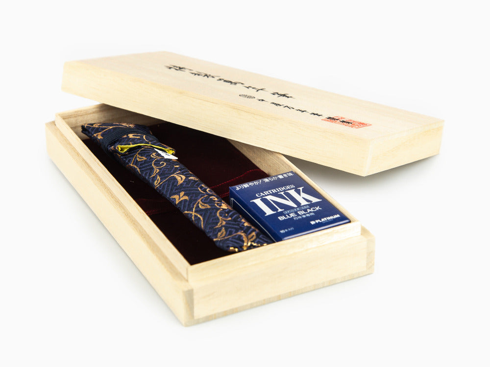 Pluma Estilográfica Nakaya Writer Kuro-Tamenuri, Long, Ebonita