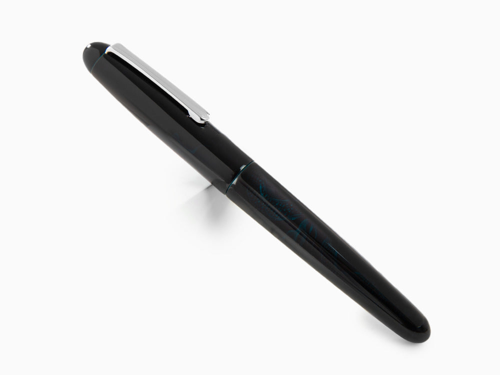 Estilográfica Nakaya Writer Ascending Dragon I-Tamesukashi, Ao-Tamenuri