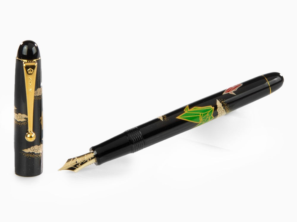 Pluma Estilográfica Namiki Nippon Art Origami Crane, Maki-e, FK-35-SMT