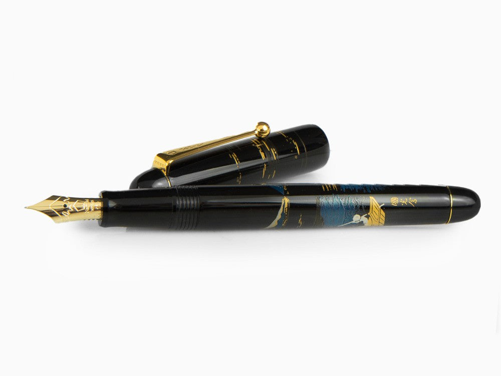 Pluma Estilográfica Namiki Mount Fuji and Ship Nippon Art, FK-35SM-FF