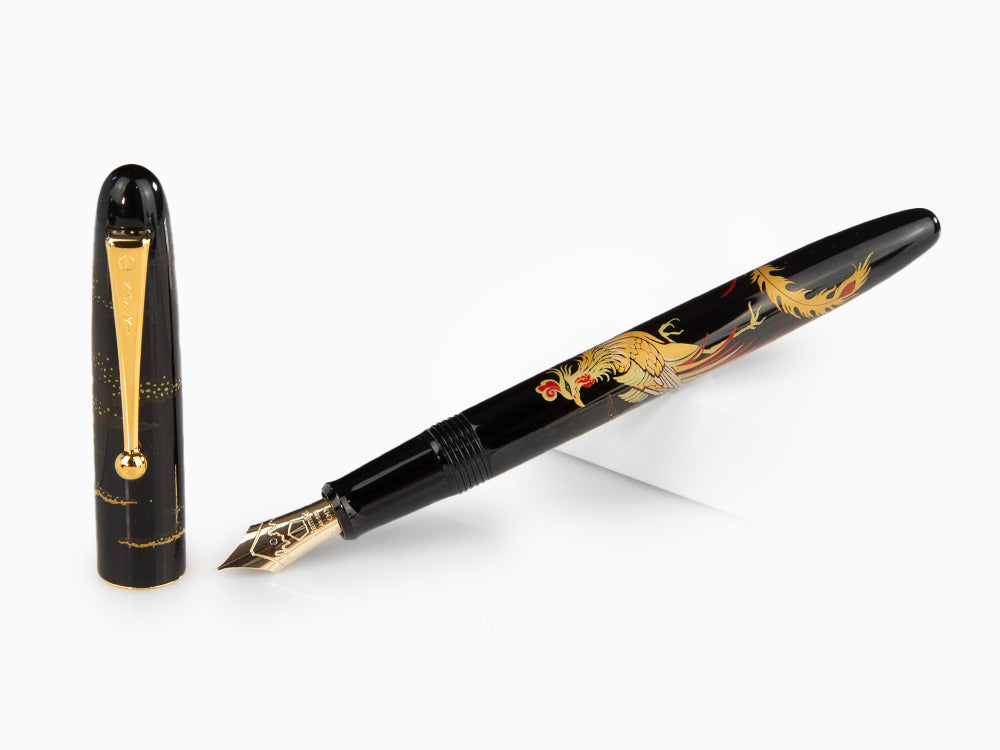 Pluma Estilográfica Namiki Nippon Art Chinese Phoenix, Maki-e, FN-5M-HZ