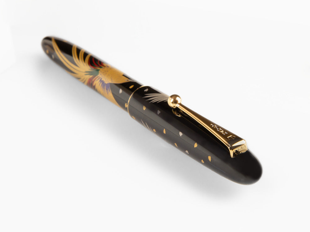 Pluma Estilográfica Namiki Nippon Art Golden Pheasant, Laca, FN-5M-KI