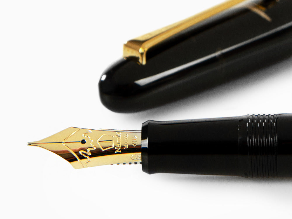 Pluma Estilográfica Namiki Nippon Art Crane and Turtle, Laca, FN-5M-TK