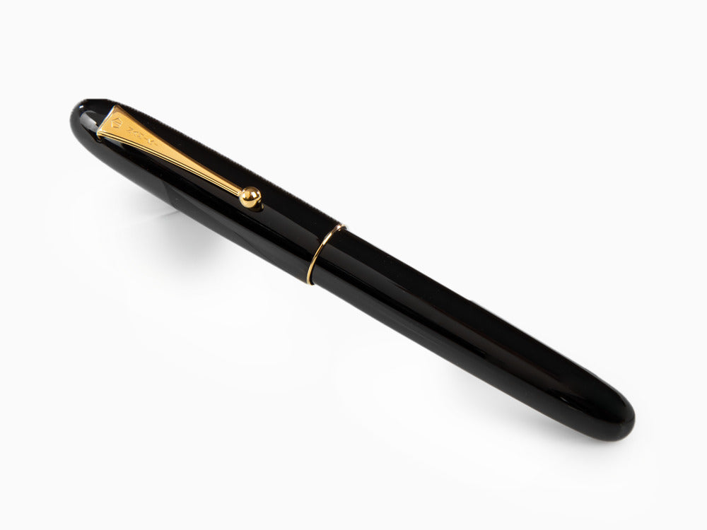Estilográfica Namiki Yukari Urushi en Laca negra No.20, Oro, FNK-128S-B
