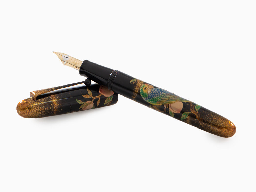 Pluma Estilográfica Namiki Yukari Royale Parrot with Peach, Oro