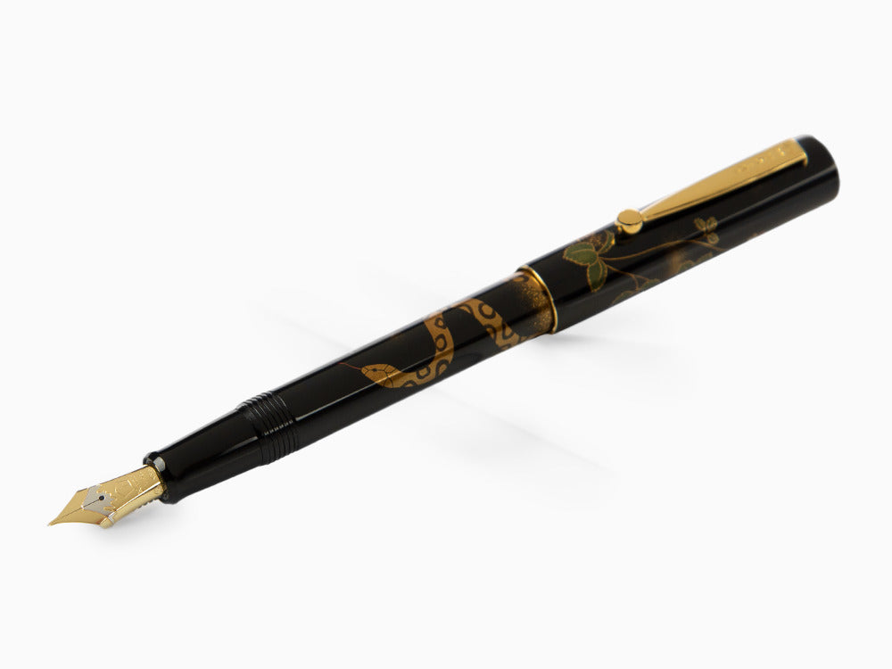Pluma Estilográfica Namiki Yukari Zodiac Snake, Laca Urushi, FNV-20M-MI