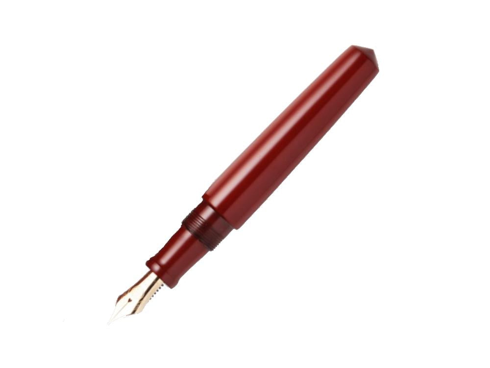Pluma Estilográfica Nakaya Cigar Piccolo, Shu-nurippanashi, Oro 14k