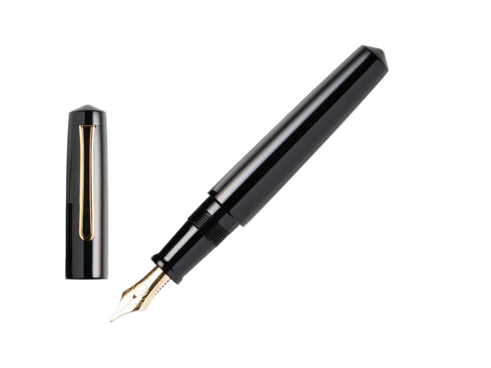 Pluma Estilográfica Nakaya Writer Kuro-Roiro Negro, Piccolo, Oro
