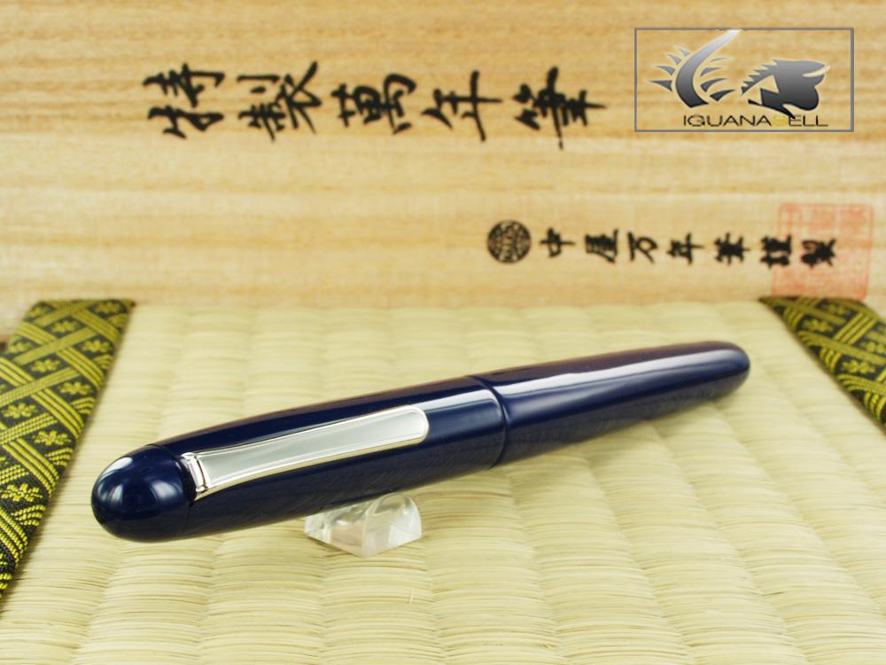 Pluma Estilográfica Nakaya Writer, Kikyo, Ebonita y laca Urushi