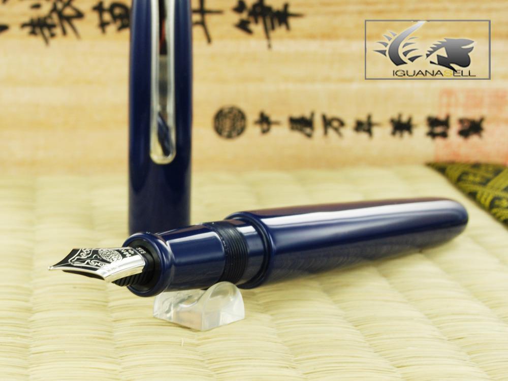 Pluma Estilográfica Nakaya Writer, Kikyo, Ebonita y laca Urushi