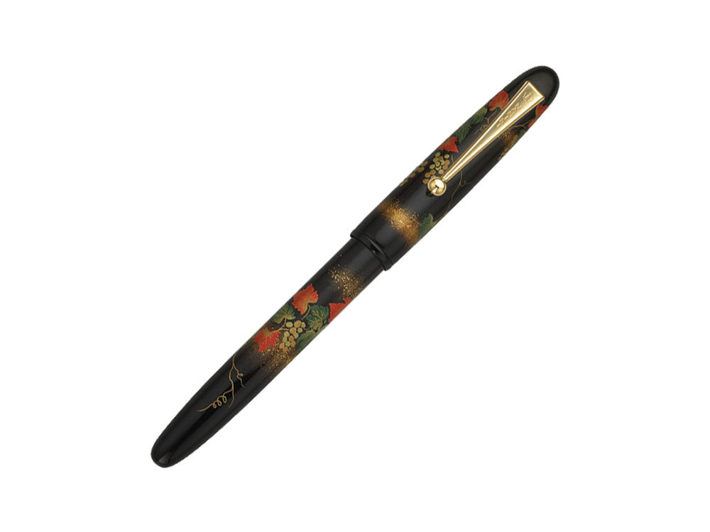 Pluma Estilográfica Namiki Yukari Grapevine, Laca Urushi, FN-10M-BU