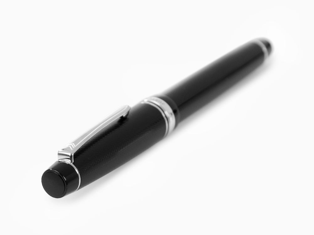 Pluma Estilográfica Pilot Justus 95, Rodio, Negro, FJ-3MRR-NB-NT