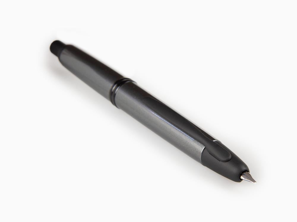 Estilográfica Pilot Capless Gris mate Metal