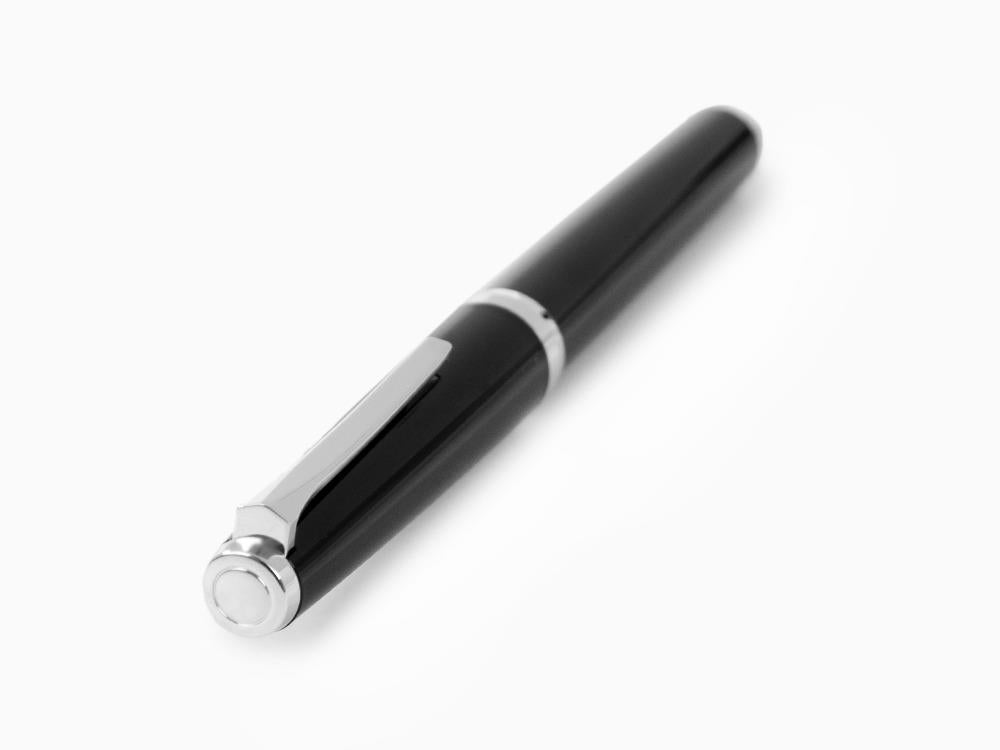 Pluma Estilográfica Pilot Falcon, Negro, Plumín Flexible, Falcon-Black