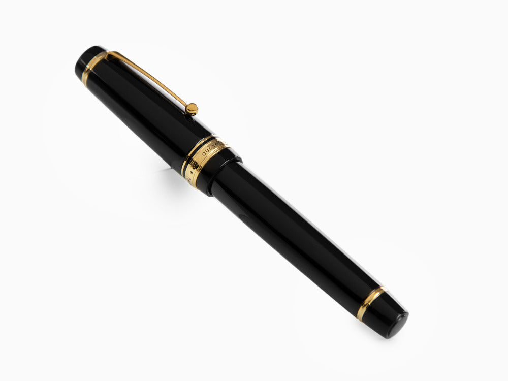 Pluma Estilográfica Pilot Custom Urushi, Ebonita, Oro, Negro, NPUN