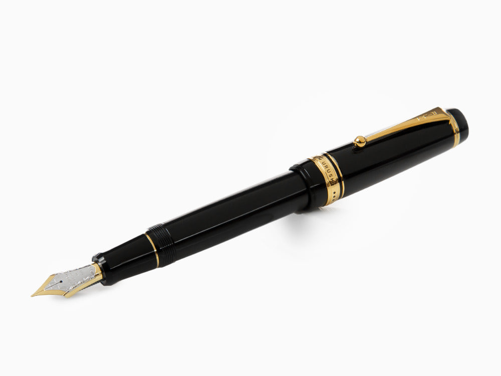 Pluma Estilográfica Pilot Custom Urushi, Ebonita, Oro, Negro, NPUN
